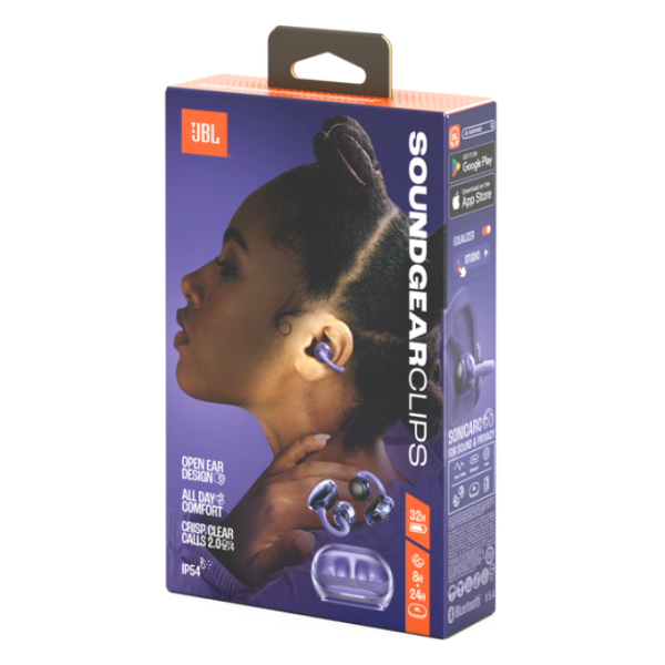 JBL Ecouteurs Soundgear Clips Violet Casques JBL, Ultra Pc Gamer Maroc