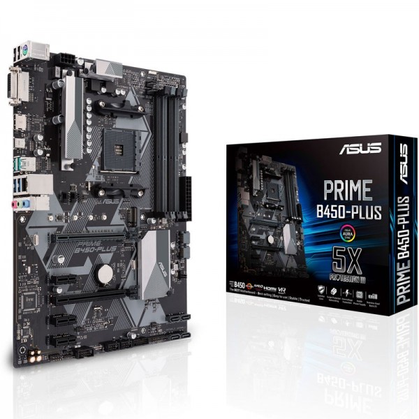 ASUS PRIME B450-PLUS Cartes mères ASUS, Ultra Pc Gamer Maroc