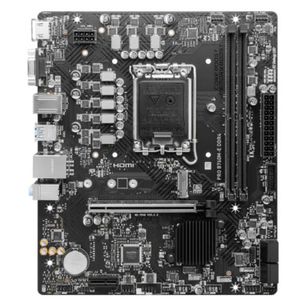 MSI PRO B760M-E DDR4 Socket 1700 MSI, Ultra Pc Gamer Maroc