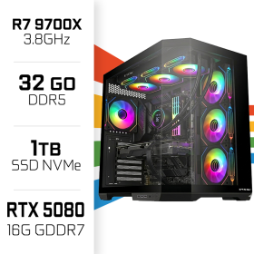 PC Gamer UltraPC Ryzen 7 9700X/32GB DDR5/1TB SSD/RTX5080 AMD Ryzen 7 UltraPC, Ultra Pc Gamer Maroc