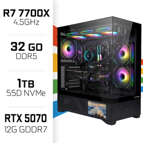 PC Gamer UltraPC Ryzen 7 7700X/1TB SSD/32GB DDR5/RTX5070 AMD Ryzen 7 UltraPC, Ultra Pc Gamer Maroc