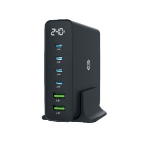 Goui GAN 240 Chargeur bureau 6 Ports Prise EU Power bank Goui, Ultra Pc Gamer Maroc