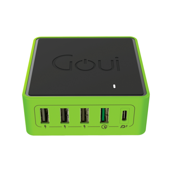 Goui KIMBA Lite Chargeur de Bureau 5 ports 36W Chargeur Goui, Ultra Pc Gamer Maroc