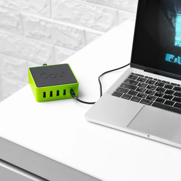 Goui KIMBA Lite Chargeur de Bureau 5 ports 36W Chargeur Goui, Ultra Pc Gamer Maroc