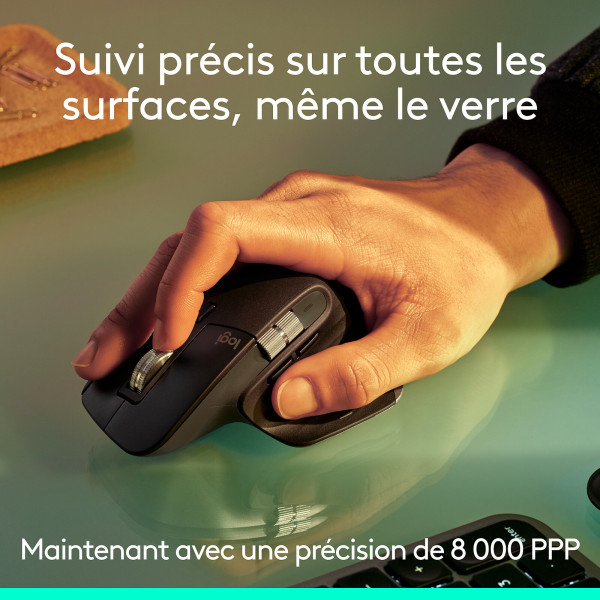 Logitech MX Master 3S Bluetooth Edition(Graphite) Souris Logitech, Ultra Pc Gamer Maroc