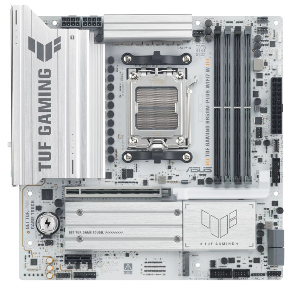 ASUS TUF GAMING B850M-PLUS WiFi7 White Socket AM5 ASUS, Ultra Pc Gamer Maroc