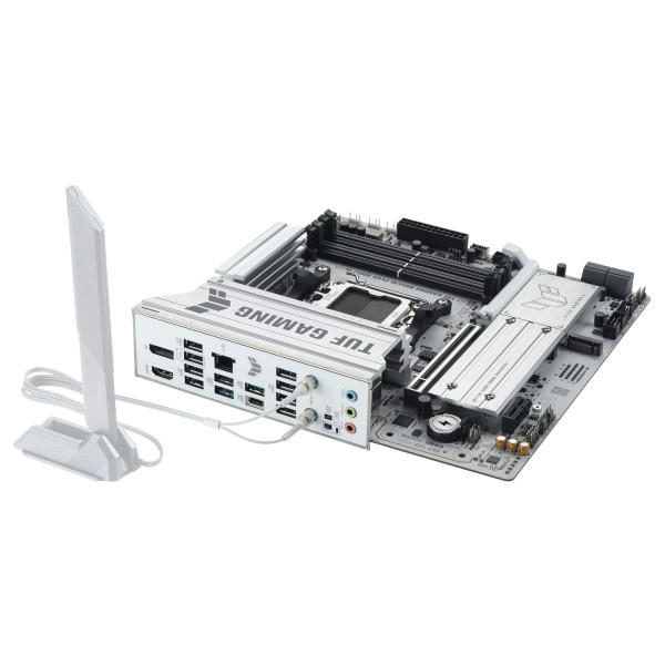ASUS TUF GAMING B850M-PLUS WiFi7 White Socket AM5 ASUS, Ultra Pc Gamer Maroc