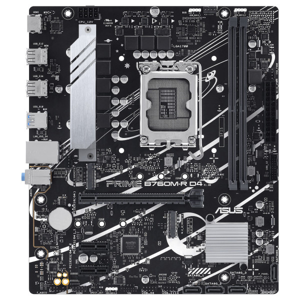 ASUS PRIME B760M-R D4 Socket 1700 ASUS, Ultra Pc Gamer Maroc