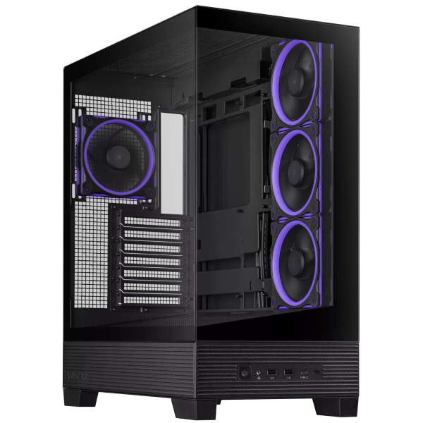 ASUS A31 PLUS TG ARGB BLACK Les Moyennes Tours ASUS, Ultra Pc Gamer Maroc