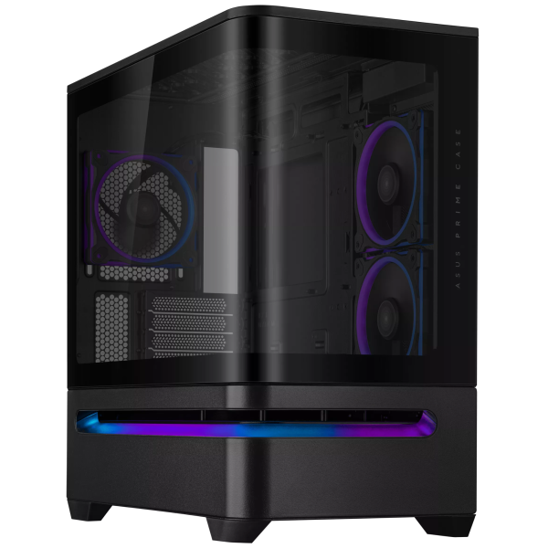 ASUS PRIME AP202 TG ARGB BLACK Les Minis Boitiers ASUS, Ultra Pc Gamer Maroc