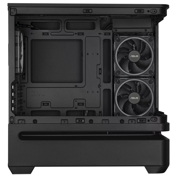 ASUS PRIME AP202 TG ARGB BLACK Les Minis Boitiers ASUS, Ultra Pc Gamer Maroc