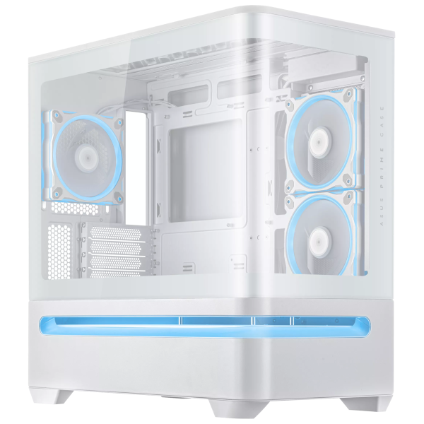 ASUS PRIME AP202 TG ARGB WHITE Les Minis Boitiers ASUS, Ultra Pc Gamer Maroc