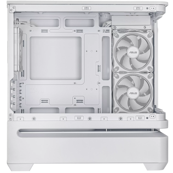 ASUS PRIME AP202 TG ARGB WHITE Les Minis Boitiers ASUS, Ultra Pc Gamer Maroc