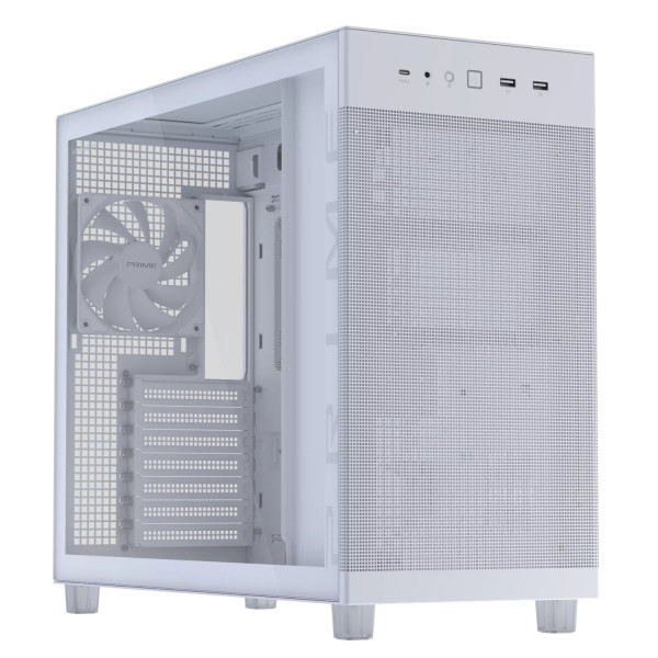 ASUS PRIME AP303 TG WHITE Les Moyennes Tours ASUS, Ultra Pc Gamer Maroc