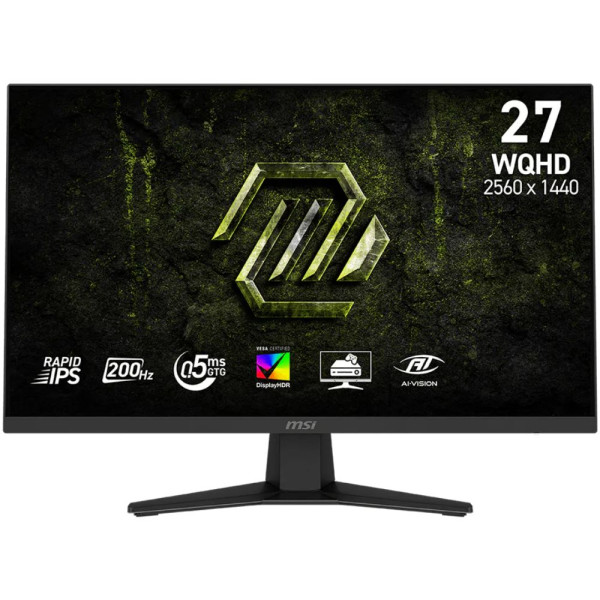 MSI MAG 274QF E20 27" Fast IPS 0.5ms 200Hz 2K Moniteurs Gamer MSI, Ultra Pc Gamer Maroc
