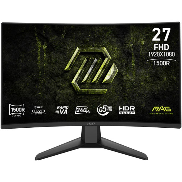 MSI MAG 274CF X24 27" 0.5ms 240Hz Curved Moniteurs Gamer MSI, Ultra Pc Gamer Maroc