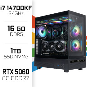 PC Gamer UltraPC Intel Core i7 14700KF/1TB SSD/16GB DDR5/RTX5060 Intel Core i7 UltraPC, Ultra Pc Gamer Maroc