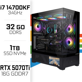 PC Gamer Ultrapc Intel Core i7 14700KF/1TB SSD/32GB DDR5/RTX5070TI Intel Core i7 UltraPC, Ultra Pc Gamer Maroc