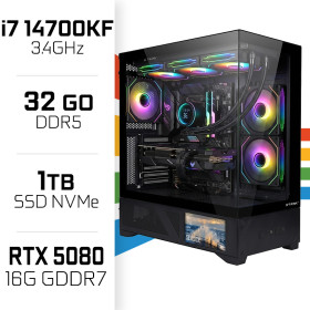 PC Gamer Ultrapc Intel Core i7 14700KF/1TB SSD/32GB DDR5/RTX5080 Intel Core i7 UltraPC, Ultra Pc Gamer Maroc