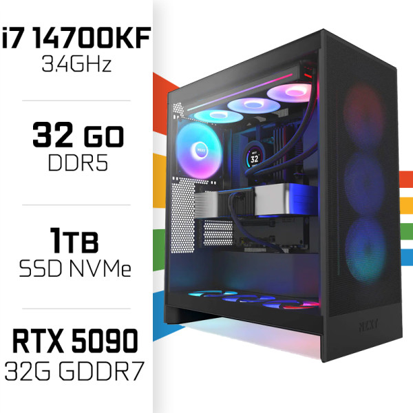 PC Gamer i7 14700KF/1TB SSD/32GB DDR5/RTX5090 Intel Core i7 UltraPC, Ultra Pc Gamer Maroc