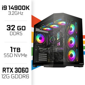 PC Gamer UltraPC Core i9 14900K/1TB SSD/32GB DDR5/RTX3060 12GB Intel Core i9 UltraPC, Ultra Pc Gamer Maroc