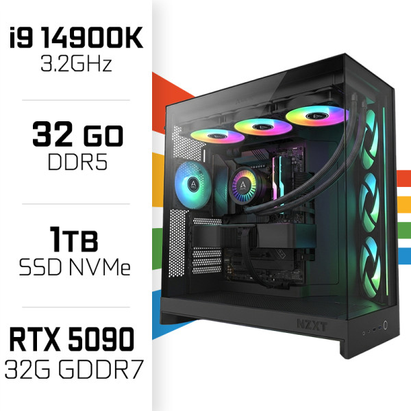 PC Gamer i9 14900K/1TB SSD/32GB DDR5/RTX5090 Intel Core i9 UltraPC, Ultra Pc Gamer Maroc