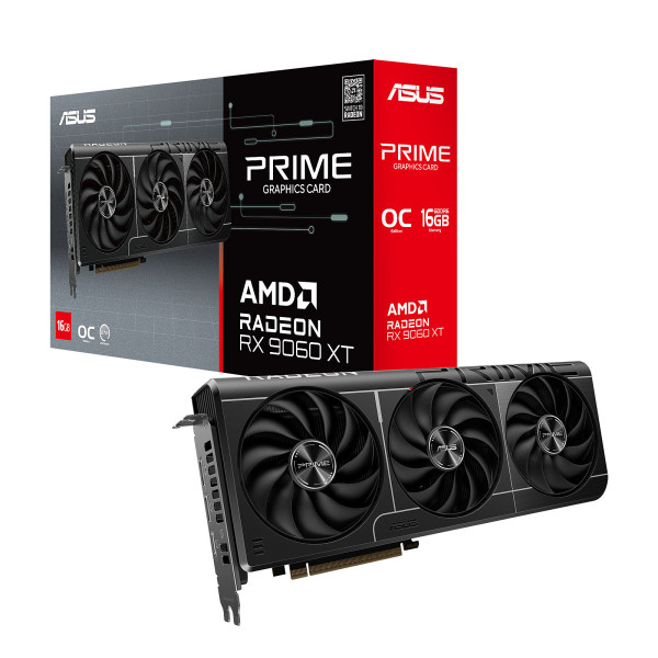 ASUS Prime Radeon RX 9060 XT OC Edition 16GB GDDR6 AMD ASUS, Ultra Pc Gamer Maroc