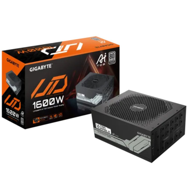 Gigabyte UD1600PM PG5 AI TOP 80 Plus Platinum 1600W Plus de 900 W Gigabyte, Ultra Pc Gamer Maroc