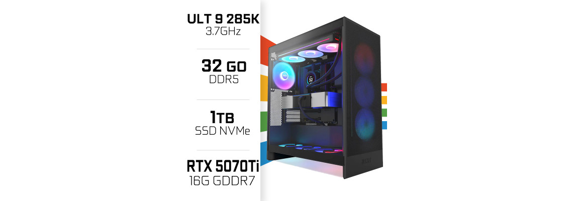 PC Gamer UltraPC Ultra 9 285K/1TB SSD/32GB DDR5/RTX5070 TI Intel Co...