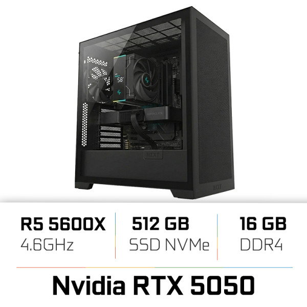 PC PRO UltraPC Ryzen 5 5600X/16GB/512GB SSD/RTX5050 PC Pro UltraPC, Ultra Pc Gamer Maroc