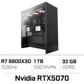 PC PRO UltraPC Ryzen 7 9800X3D/32GB/1TB SSD/RTX5070 PC Pro UltraPC, Ultra Pc Gamer Maroc