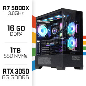 PC Gamer UltraPC Ryzen 7 5800X/1TB SSD/16GB/RTX3050 6G AMD Ryzen 7 UltraPC, Ultra Pc Gamer Maroc