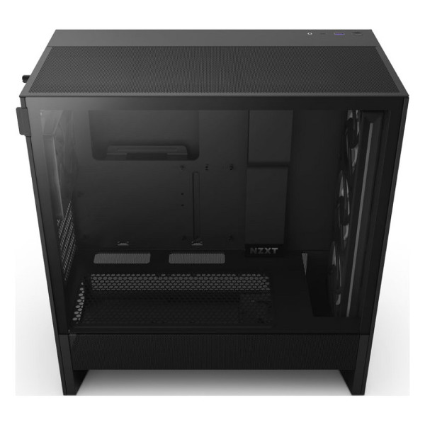 NZXT H5 Flow RGB (2024) Black ( Emballage Ouvert ) Les Moyennes Tours NZXT, Ultra Pc Gamer Maroc