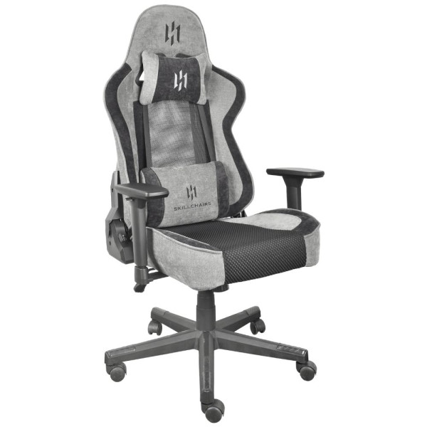 SKILLCHAIRS Tempest (Gray/Black) Chaise gamer SKILLCHAIRS, Ultra Pc Gamer Maroc