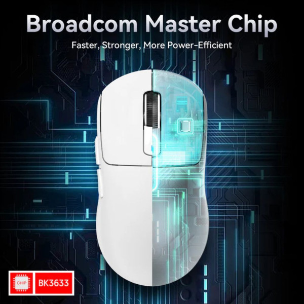 ATTACK SHARK X3 Pro (White) Souris ATTACK SHARK, Ultra Pc Gamer Maroc