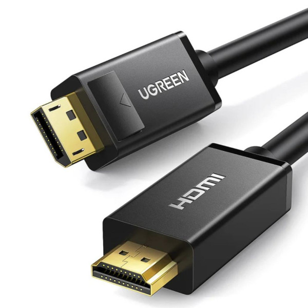 Ugreen Cable DP Male vers HDMI Male 3M (10203) Connectique PC UGREEN, Ultra Pc Gamer Maroc