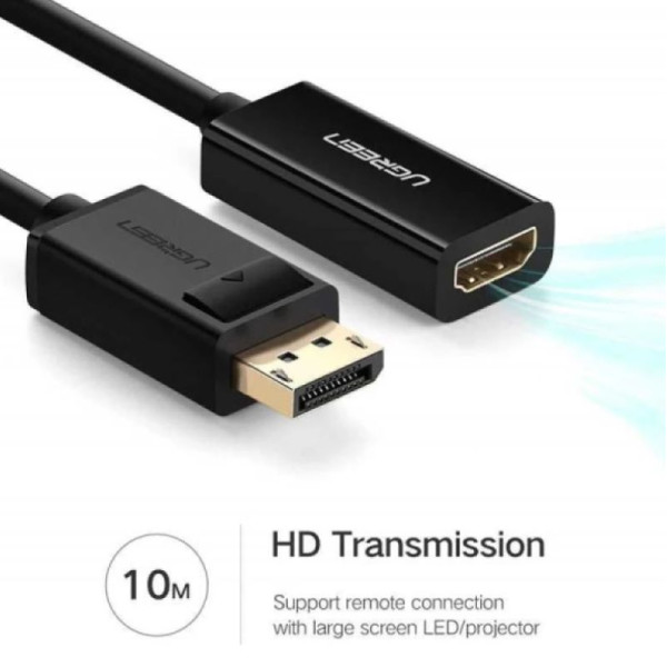 Ugreen Cable DP Male to HDMI Female (40362) Connectique UGREEN, Ultra Pc Gamer Maroc