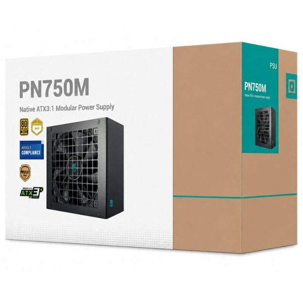 Deepcool Gamer STORM PN750M 80 Plus Gold 750W Black Entre 700 W et 799 W GamerStorm by DeepCool, Ultra Pc Gamer Maroc