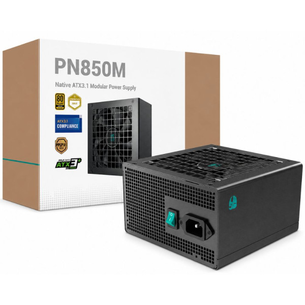 DeepCool Gamer STORM PN850M 80 Plus Gold 850W Black Entre 800 W et 899 W GamerStorm by DeepCool, Ultra Pc Gamer Maroc