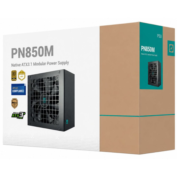 DeepCool Gamer STORM PN850M 80 Plus Gold 850W Black Entre 800 W et 899 W GamerStorm by DeepCool, Ultra Pc Gamer Maroc