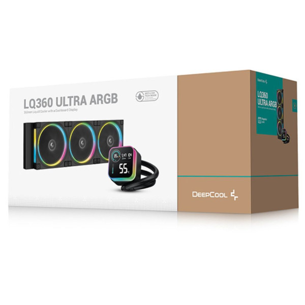 DeepCool LQ360 Ultra ARGB Black Kits Watercooling DeepCool, Ultra Pc Gamer Maroc
