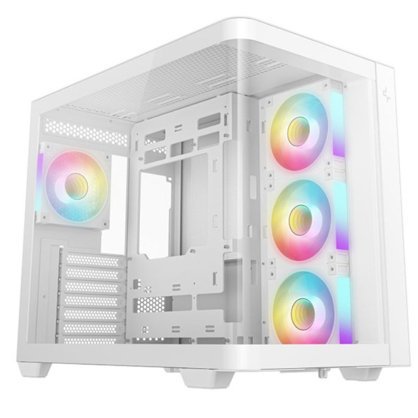 DeepCool CG530U 4F White Les Moyennes Tours DeepCool, Ultra Pc Gamer Maroc
