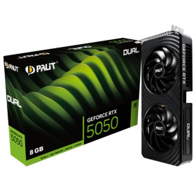 Palit Dual GeForce RTX 5050 8GB GDDR6 NVIDIA Palit, Ultra Pc Gamer Maroc