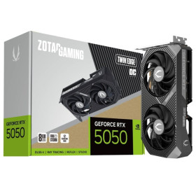 ZOTAC Gaming GeForce RTX 5050 8Go GDDR6 Twin Edge OC NVIDIA Zotac, Ultra Pc Gamer Maroc