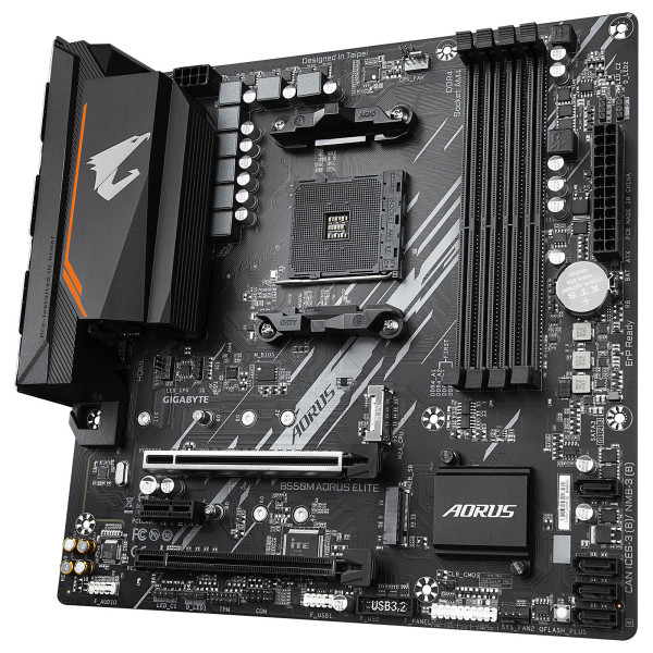 Gigabyte B550M AORUS ELITE Socket AM4 Gigabyte, Ultra Pc Gamer Maroc
