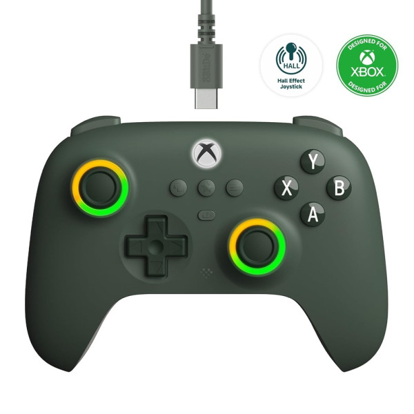8BitDo Ultimate C Wired Controller Xbox/PC - Dark Green Périphériques de jeu 8BitDo, Ultra Pc Gamer Maroc