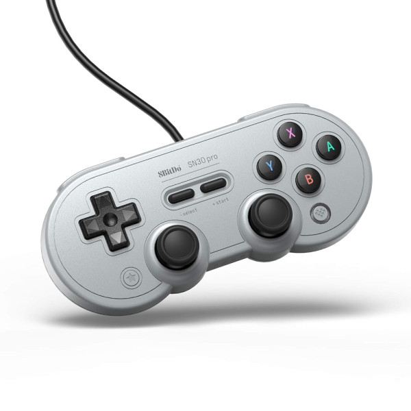 8BitDo SN30 Pro Wired - Gray Edition Périphériques de jeu 8BitDo, Ultra Pc Gamer Maroc