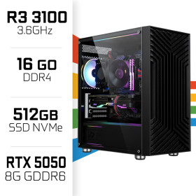 PC Gamer UltraPC Ryzen 3 3100 /16Go/512Go SSD/RTX5050 AMD Ryzen 3 UltraPC, Ultra Pc Gamer Maroc