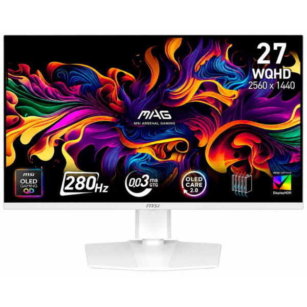 MSI MAG 272QPW QD-OLED X28 26.5" 0.03ms 280 Hz 2k Moniteurs Gamer MSI, Ultra Pc Gamer Maroc