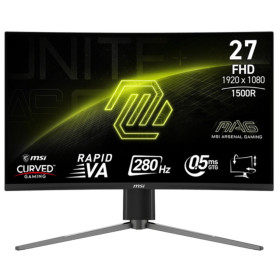 MSI MAG 276CPXF 27" 0.5ms 280 Hz Curved Moniteurs Gamer MSI, Ultra Pc Gamer Maroc